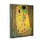 Stupell Industries Funny Classic Klimt Aliens Framed Floater Canvas Wall Art